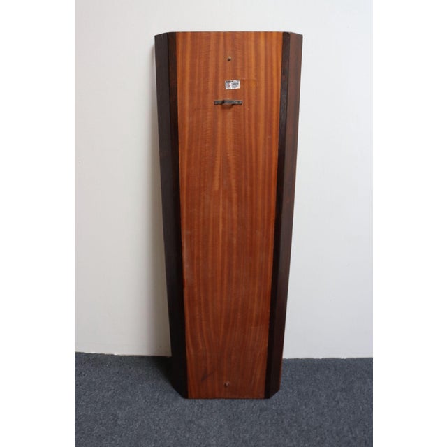 Wood Vintage Italian Modern Rosewood Wall Mirror Designed by Donati for Stil Glass For Sale - Image 7 of 12