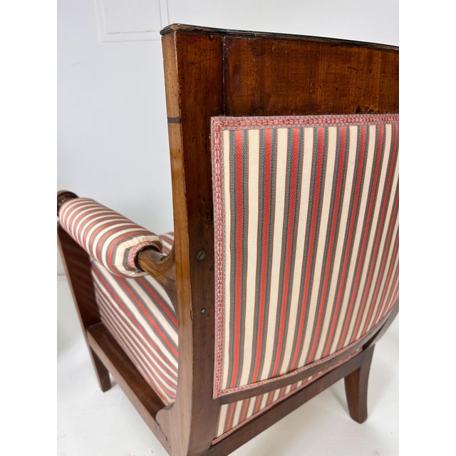 Pair of Early 19th Century Empire Armchairs For Sale - Image 11 of 12