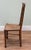 Country Spindle Back Dining Chairs with Rush Seats, Set of 4 For Sale - Image 9 of 11