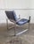 Lounge Chair Leather Button & Tufted For Sale - Image 6 of 13
