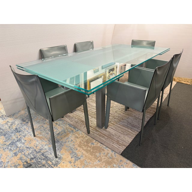 Studio Kronos for Cattelan Italia Daytona Glass Extension Dining Table For Sale - Image 12 of 12