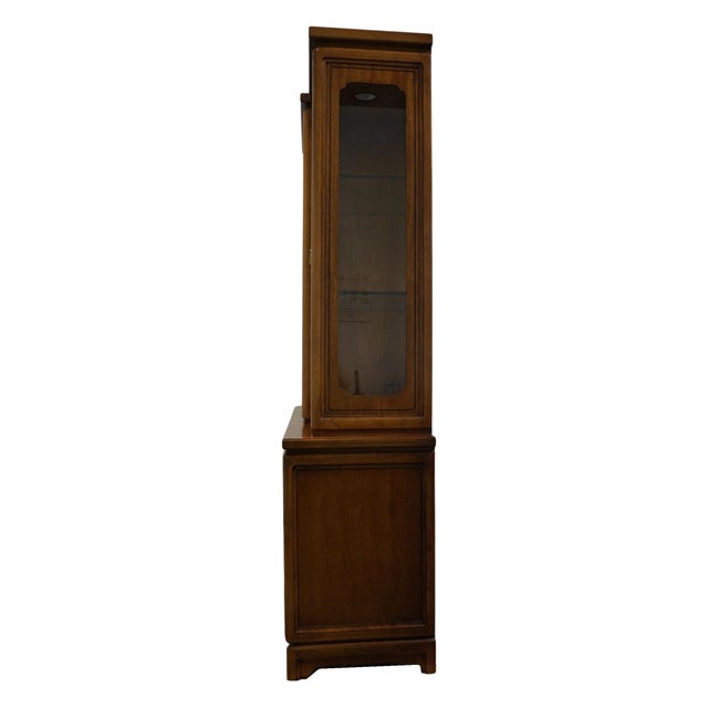 ✳︎ヴィンテージ✳︎アンティーク✳︎HUTCH✳︎グローブ✳︎U.S.A✳︎ 1980s Ethan Allen Heirloom Nutmeg Maple Corner Etagere or