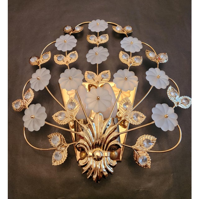 Modern Vintage Wall Lamp in Gilded Brass, 1960s For Sale - Image 3 of 18