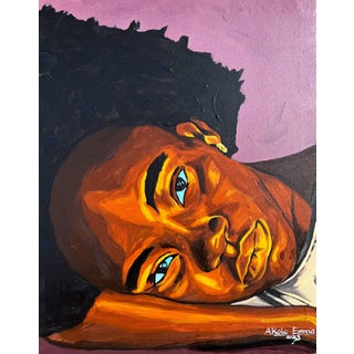Self Soothe, Acrylic Wall Painting by Emmanuel Akolo (2023), Acrylic on Canvas For Sale