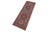 Rustic Super Kazak Light Blue/Red Wool Runner Rug- 2'5'' X 9'9'' For Sale - Image 9 of 10