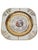 Vintage Set of Six 22k Gold Leaf Victorian Center Square Plates For Sale In Los Angeles - Image 6 of 8