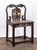 Asian 19th Century Chinese Late Qing Hongmu Marble & Mother-of-Pearl Inlaid Hall Chair For Sale - Image 3 of 3