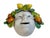 Vintage Sicilian Ceramic Lemon & Citrus Wall Mask Sculpture For Sale - Image 10 of 11