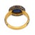 Vintage 4.70 Carat Sapphire 22k Yellow Gold Enamel Ring, Size 7 For Sale In Los Angeles - Image 6 of 6