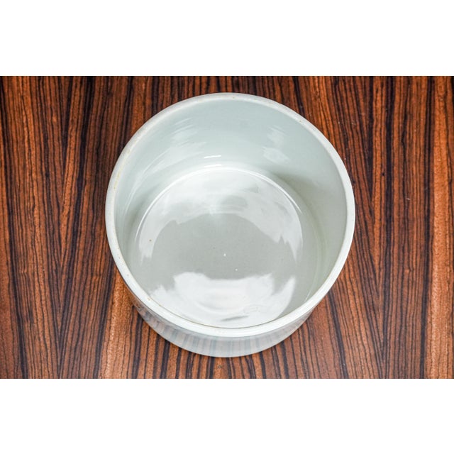 Neat Ivy League Antique Porcelain Tobacco Jar Yale, Harvard, Columbia, Princeton Tobacciana For Sale - Image 11 of 15