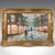 This is a large vintage Edwardian street painting. An English, original oil on canvas in giltwood frame , dating to the...