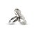 Modern Ladies 18k White Gold 5.00ctw Pave Diamond Bow Statement Cocktail Ring, Size 8 For Sale - Image 3 of 7