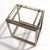 Metal State St. Chrome & Glass End Table by ⁠Michael Amini for Aico For Sale - Image 7 of 9