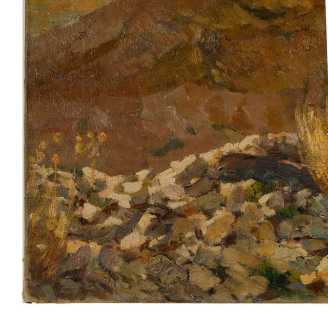Tan Claude Firmin (French, 1864 - 1944) "Rolling Hills" Painting. For Sale - Image 8 of 13