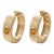 Citrine Huggie Hoop Earrings | November Birthstone Jewelry | Minimalist Gold Hoops - A Pair For Sale