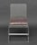 Modern Clear Acrylic Swivel Side Chair, with purple iridescent upholstered cushion on waterfall base. 30" H x 17" W x 16"...