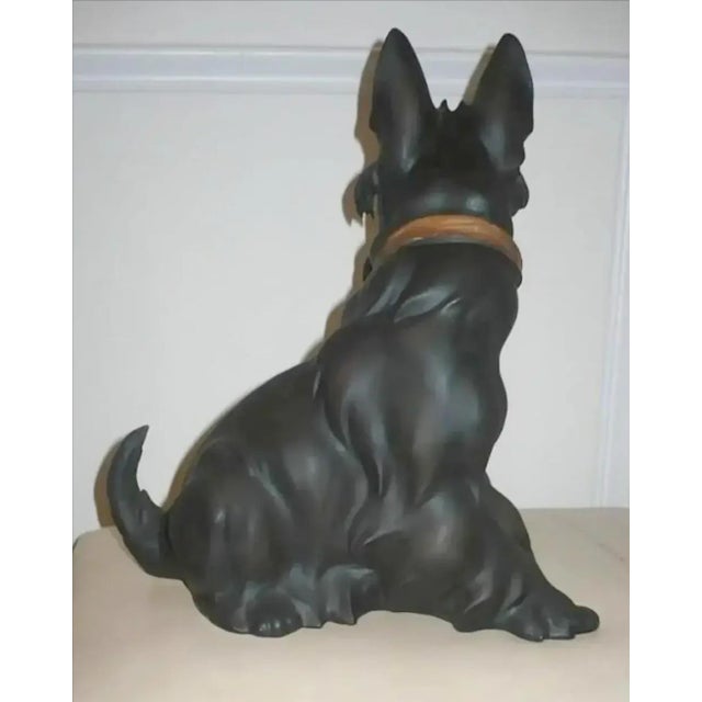 Late 20th Century Late 20th Century Vintage Florence Studio Scottie Dog Figurine For Sale - Image 5 of 6