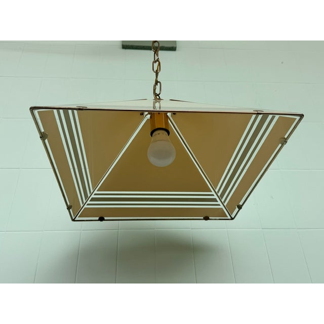 Italian Hollywood Regency Style Pendant, 1980s For Sale - Image 16 of 18