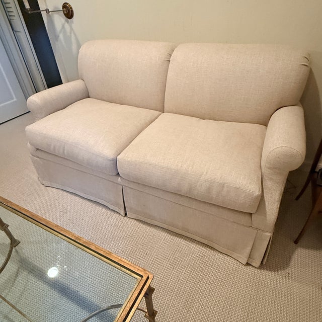 Textile O'Henry Loveseat For Sale - Image 7 of 9