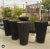 Black Vintage Old World Bronze Fluted Planter For Sale - Image 8 of 9