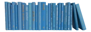 Decorative Books - Sky Books - Blue Books By The Foot