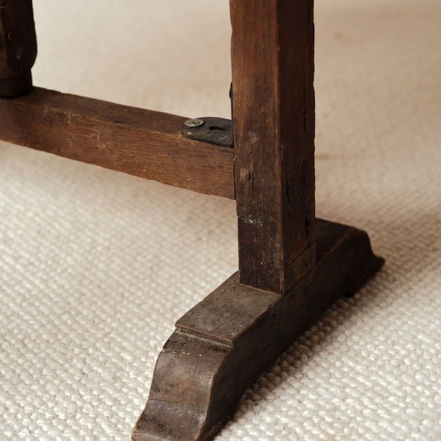 19th Century French Oak Table De Vin (E) For Sale - Image 9 of 9