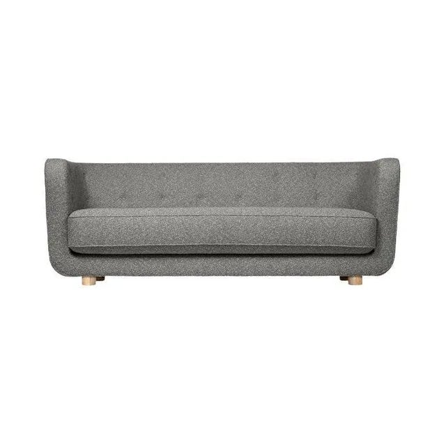 Grey and Natural Oak Hallingdal Vilhelm Sofa by Lassen For Sale - Image 9 of 9