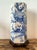 Vintage Asian Blossom Blue and White Umbrella Stand For Sale In West Palm - Image 6 of 12