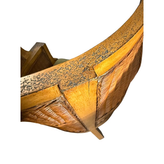 Ralph Lauren Wicker Wingback Chair - A Pair For Sale - Image 16 of 18