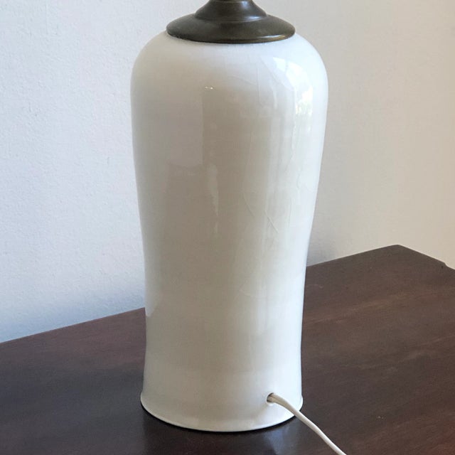 Mid-20th Century Studio Pottery Table Lamp For Sale - Image 9 of 12