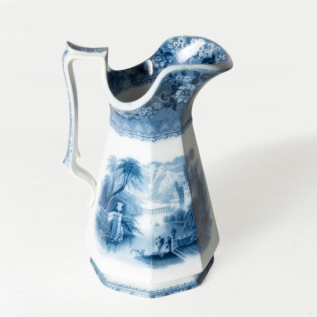 Early 19th Century Transferware Pitcher For Sale - Image 4 of 7