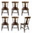 Set of 6 American "Fancy" Painted Dining Chairs For Sale