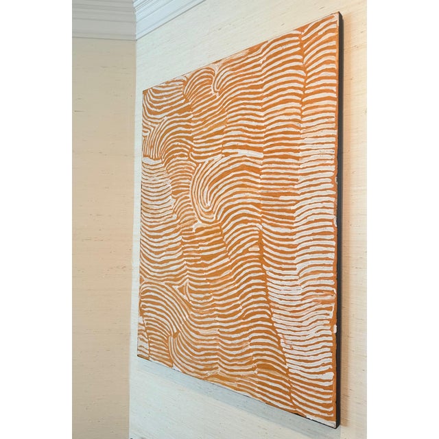 Australian Aboriginal Painting by Makinti Napanangka for Papunya Tula For Sale - Image 4 of 13