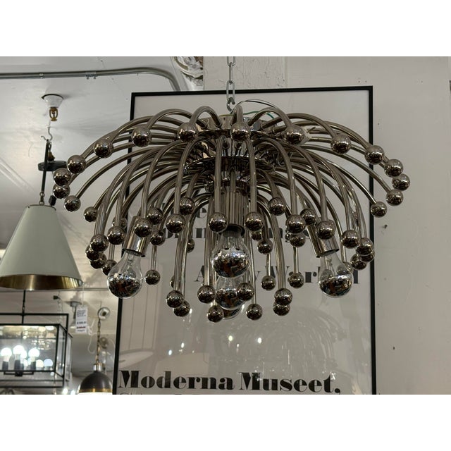 Design Plus Gallery presents the Polished Nickel Anemone Flush-mount from Robert Abbey. Like the sea creature for which it...