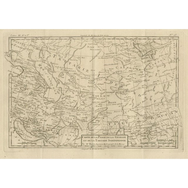 Antique Map of Georgia and Tartary, 1780 For Sale - Image 4 of 11