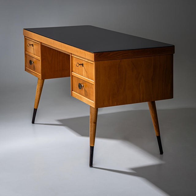 Modern Vintage Italian Desk, 1960s For Sale - Image 3 of 11