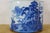 Chinese Chinoiserie Blue & White Pagoda Mountain Landscape Tea Caddy 11" For Sale - Image 9 of 16