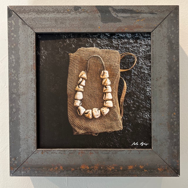 Moroccan Bead Series in Metal Frame For Sale - Image 10 of 10