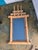 Hollywood Regency Vintage Bamboo Pagoda Mirror For Sale - Image 3 of 3