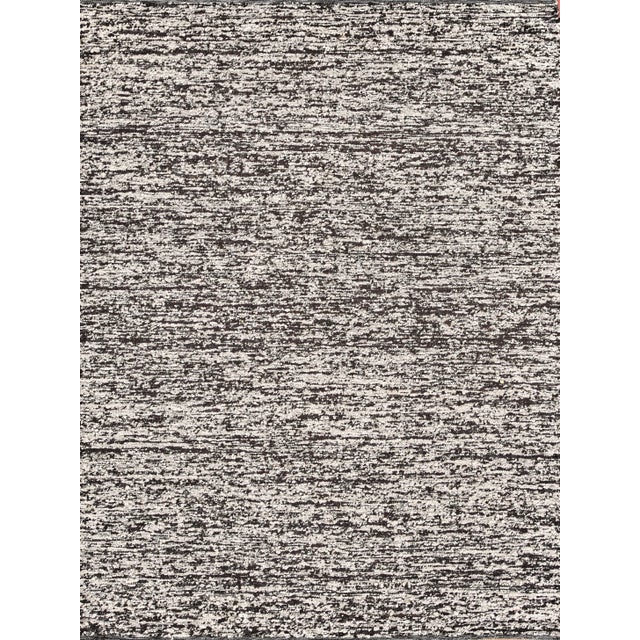 Exquisite Rugs Tocayo Handmade New Zealand Wool Black Rug-12'X15' For Sale In Los Angeles - Image 6 of 6