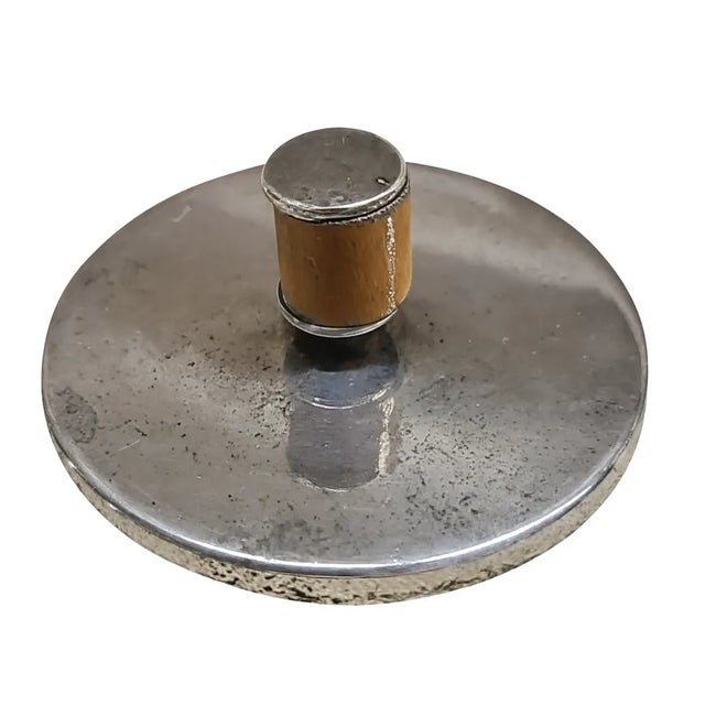 Metal 1928 Art Deco Ilonka Karasz Style Silver Plate Teapot by Payne & Baker For Sale - Image 7 of 8