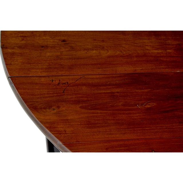 Brown Large Georgian Gate Leg Dining Table, 1800 For Sale - Image 8 of 9