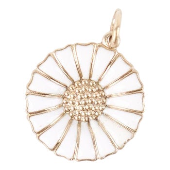 Brooch in Gold-Plated Enamel from Anton Michelsen, 1940s For Sale