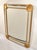Goldenrod 1970s LaBarge Rectangle Nautical Carved Gilt Wood Seashell Beveled Wall Mirror For Sale - Image 8 of 13