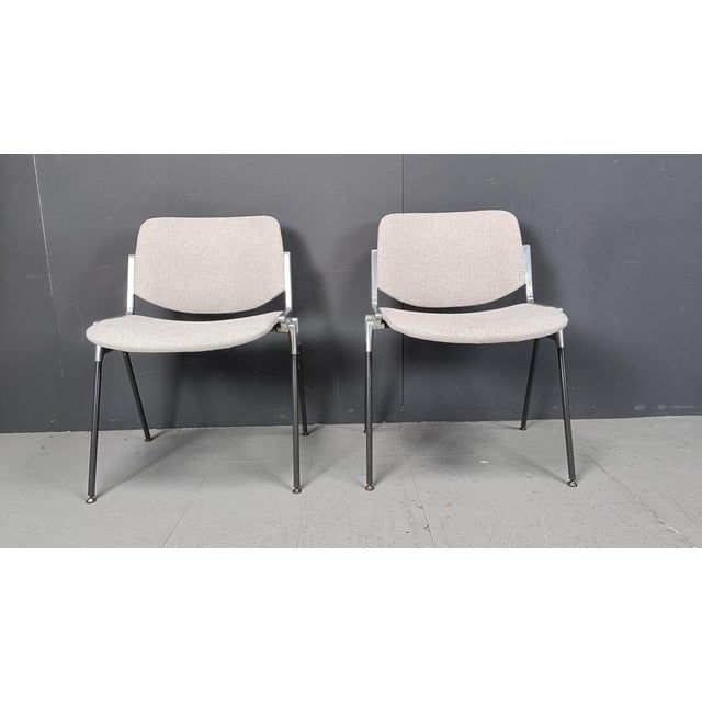 Vintage DSC 106 Side Chairs by Giancarlo Piretti for Castelli, 1970s, Set of 6 For Sale - Image 6 of 18