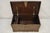 Brown Antique Anglo Indian Oak Wood & Brass Mounted Coffer Blanket Chest Trunk For Sale - Image 8 of 16