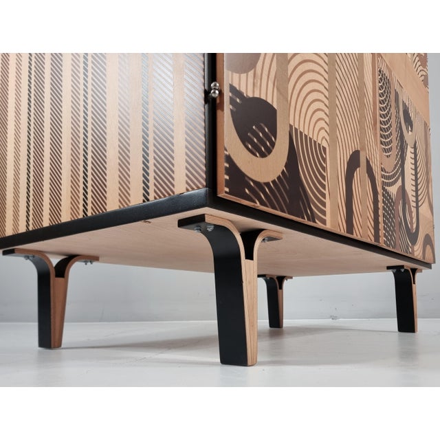 Brown Vintage Wardrobe in Ash, 1970s For Sale - Image 8 of 15