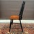Vintage L. Hitchcock Rustic Country Farmhouse Stenciled Windsor Dining Chair in Black and Maple For Sale - Image 10 of 15