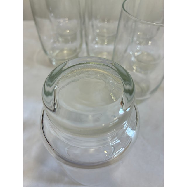 Vintage Arcoroc France Tivoli 13 Oz Clear Glass Tumblers - Set of 8 For Sale - Image 9 of 9