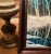 Late 20th Century Original Oil Painting, Landscape of Winter View of Blue Trees, Signed by “e.p.” Mystical View, Framed For Sale - Image 10 of 12